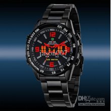 Weide Black Or Silver Unisex Luxury Mens Sport Watches Led Digital S