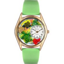 Whimsical watches wc0140004 turtles green leather and goldt - One Size