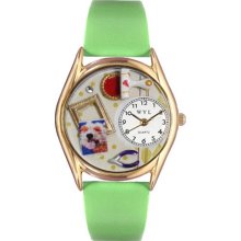Whimsical watches wc0410002 scrapbook red leather and goldt - One Size