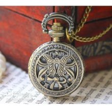 Wholesale - New Retro Court Bronze Pocket Watch Size S Pointer Quart