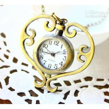 Wholesale - New Retro Western Fashion Pocket Watch Bronze 360 Rotati