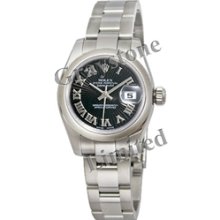 Women's Rolex Oyster Perpetual Lady-Datejust Watch - 179160_BlkSnBrstRO