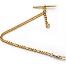 Woodford Gold Plated Belcher Pocket Watch Albert