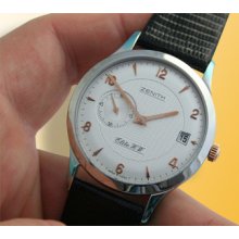 Zenith Class Elite Date Hw (hand-wound) Stainless Steel Watch