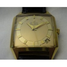 Zenith Laboratory Grade Chronometer 18k Solid Gold Truly A Rarity Vintage 50's