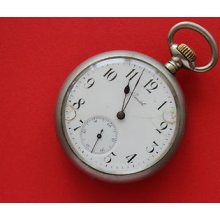 Zenith Open Face Swiss Mechanical Pocket Watch C.1910 Rare