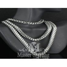 10k White Gold Finish Stainless Steel Necklace Exclusive Designer Lil Wayne