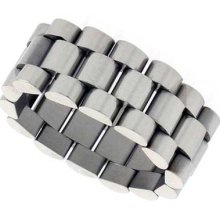 10mm Stainless Steel Link Ring Rss89