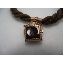 1860s Extraordinary Mid Victorian Watch Chain & Fob, Rolled Rose Gold!