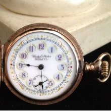 1886-1904 United States Watch Co Ladies Engraved Antique Pocket Watch Us Uswc