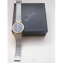 1980's Mens Skagen Watch & Box