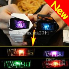 2012 And New Cool Dightal Light Digital Sports Quartz Rubber Wrist W