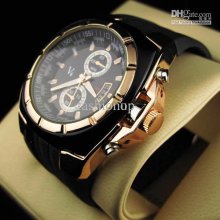 2012 Popular Mens Watch Special Men Quartz Analog Dial Band Wrist Wa
