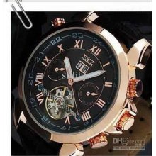 2013 Jaragar Men Luxury Automatic Double Calendar Dive Mens Mechanic