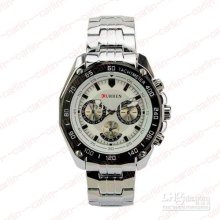2013 Trendy Men's Sport Watch Classic Curren Analog Stainless Steel