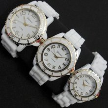 3 Lady And Men Silicone Geneva Watches Gm89wg