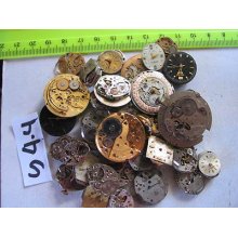 35pcs Assorted Vintage Watch Movement Parts Watch Asis