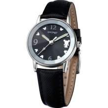 51032 Girls Ladies Watches Nice Look Simple Style Alloy Case Leather Band