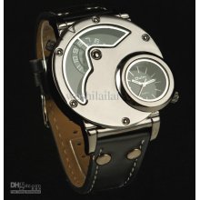 5pcs Luxury 3 Color Man Leather Watch Popular Holiday Birthday Adult