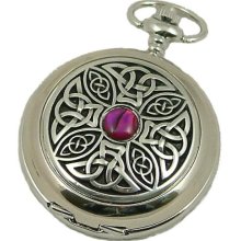 A E Williams Cross Knot With Shone Mens Mechanical Pocket Watch With Chain