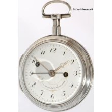 A Heavy Verge Pocket Watch With Alarm Reymond & Jeannine, 155 Gram