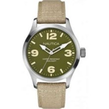 A11558G Nautica Mens BFD 102 Tan Watch