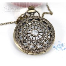 Abar-5pcs/lot Brass Ball Design Quartz Copper Vintage Men Mechanical