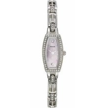 Accurist Mop Dial Stone Set Ladies Watch Lb1114 Accurist Mop Dial Stone Set Ladies Watch Lb1114