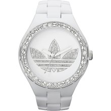 Adidas Unisex Melbourne ADH2761 White Plastic Quartz Watch with White Dial