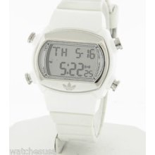 Adidas Women's Adh1696 White Midsize Candy Digital Rubber Strap Quartz Watch