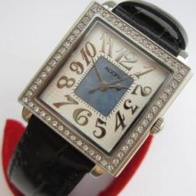Adora N.o.s. Quartz Gents Watch Stones In Case Running