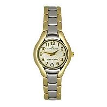 AK Anne Klein Women's Two-Tone Bracelet watch #6777SVTT