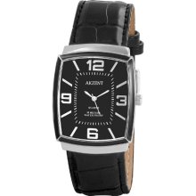 Akzent Men's Watches Ss7221000014 Polyurethane Leather Strap