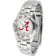 Alabama Crimson Tide Bama Ladies Stainless Steel Wristwatch