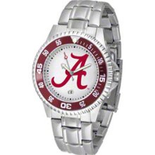 Alabama Crimson Tide Men's Competitor Watch With Stainless Steel Band