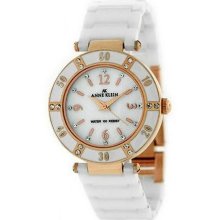 Anne Klein Women's Ceramic Bracelet Watch - White - One Size