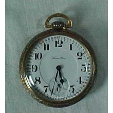 Antique Hamilton 992 21 Jewel Railroad Pocket Watch Working
