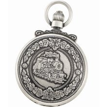 Antique Silver Hunter Case Quartz Pocket Watch