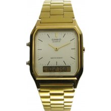 AQ-230GA-9DMQY Casio Mens Classic Gold Steel Watch