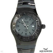 Aquaswiss 9629m Swiss Movement Men's Watch Black/grey