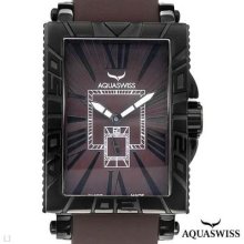 Aquaswiss Anchor Swiss Movement Men's Watch Black/brown/black