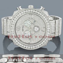 Arctica Watches: Iced Out Mens Diamond Watch 33.95ct
