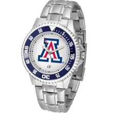 Arizona Wildcats UA Mens Steel Bandwrist Watch