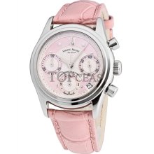 Armand Nicolet M03 Date Chrono Steel Pink