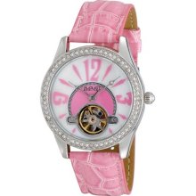 August Steiner Women's Crystal Skeleton Strap Watch (August Steiner ladies crystal skeleton watch)