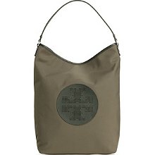 Authentic Tory Burch Billie Hobo Green Tote Bag
