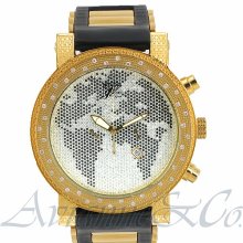 Avianne & Co. Mens Ice Trend Diamond Watch 0.48 Ctw