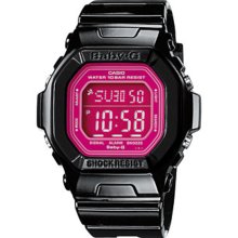 Baby-G Casio Ladies Digital Watch Bg-5601-1Er With Resin Strap