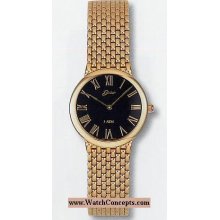 Belair Lady Dress wrist watches: Ultra-Slim Black Dial a4557y-blk