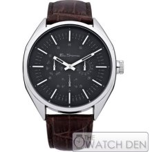Ben Sherman - Mens Black Dial Brown Leather Watch - Bs022